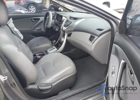 2012 Hyundai Elantra Limited from USA, damaged, VIN 5NPDH4AE4CH081104